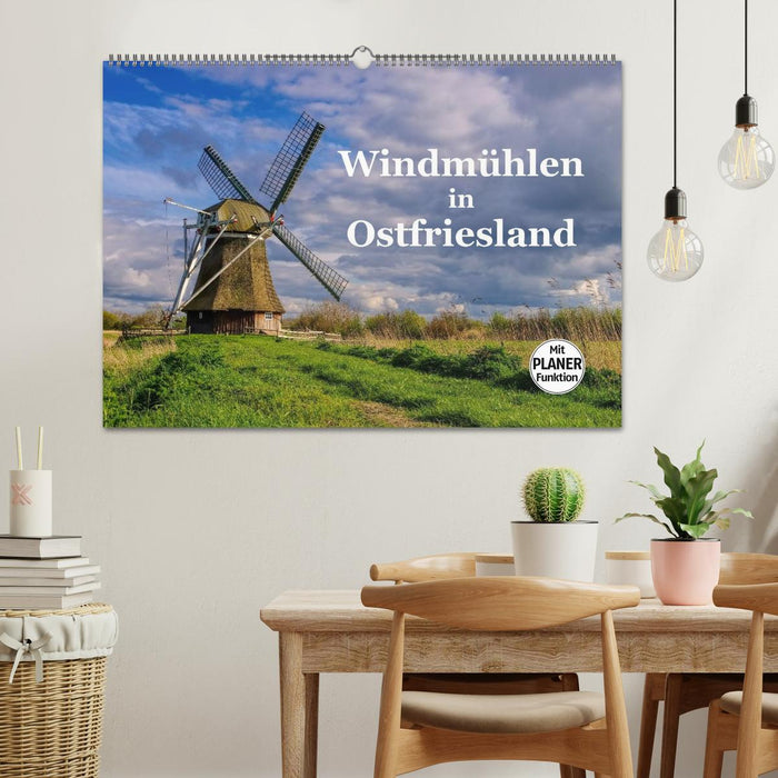 Windmühlen in Ostfriesland (CALVENDO Wandkalender 2025)