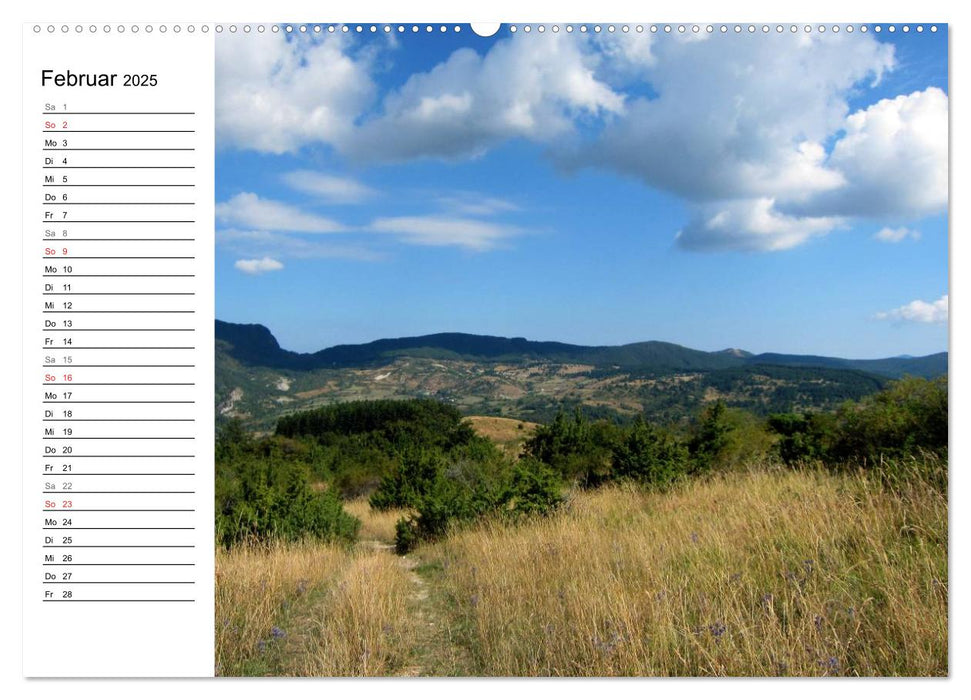 Camino di Assisi - Franziskusweg (CALVENDO Premium Wandkalender 2025)