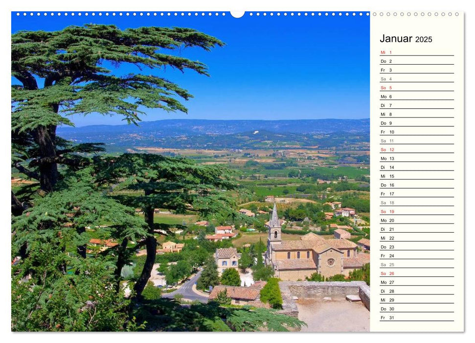 Provence - Zwischen Meer und Alpen (CALVENDO Premium Wandkalender 2025)