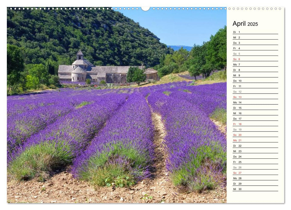 Provence - Zwischen Meer und Alpen (CALVENDO Premium Wandkalender 2025)