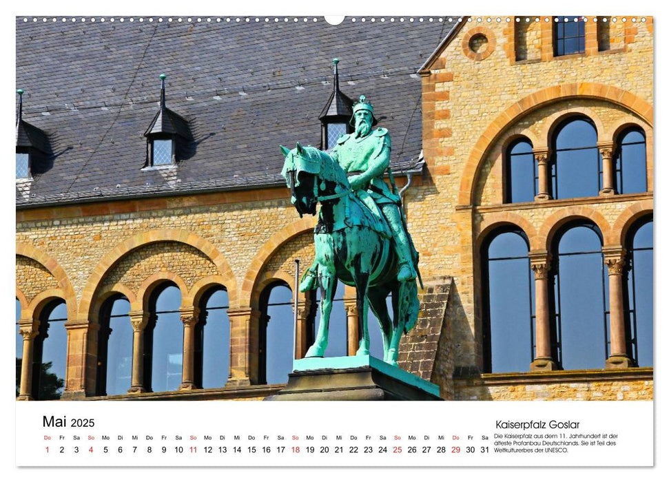 Deutschlands Burgen - mächtige Festungen und alte Burgen (CALVENDO Wandkalender 2025)