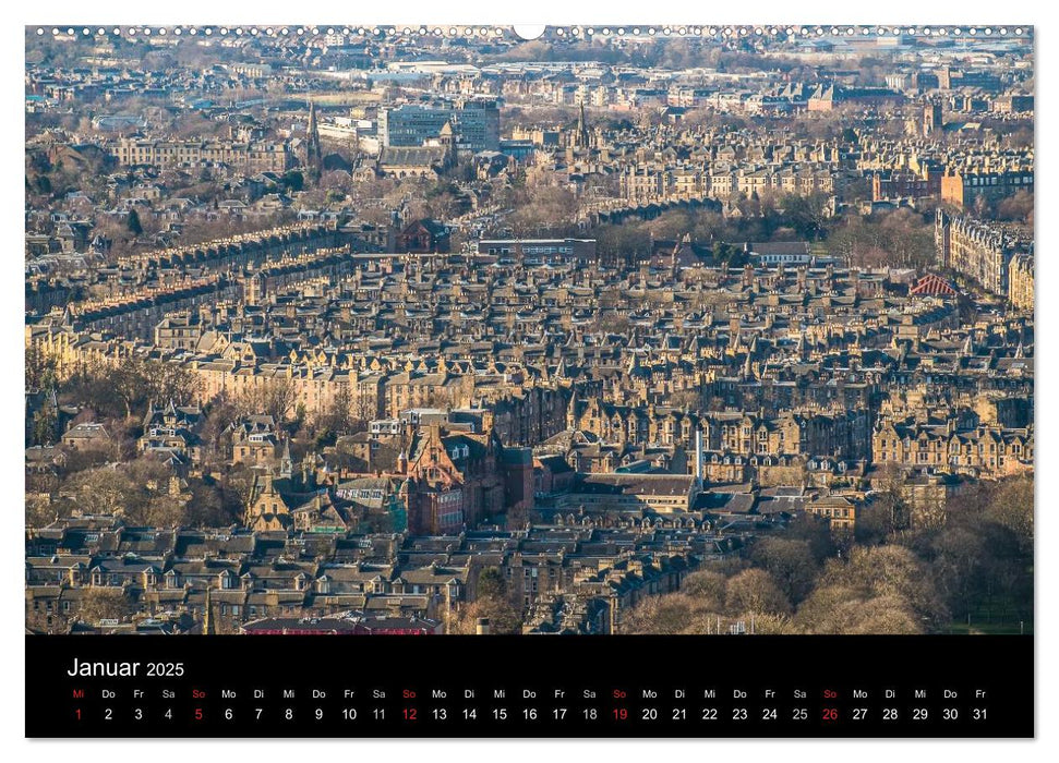 EDINBURGH Stadtbild und Architektur (CALVENDO Wandkalender 2025)