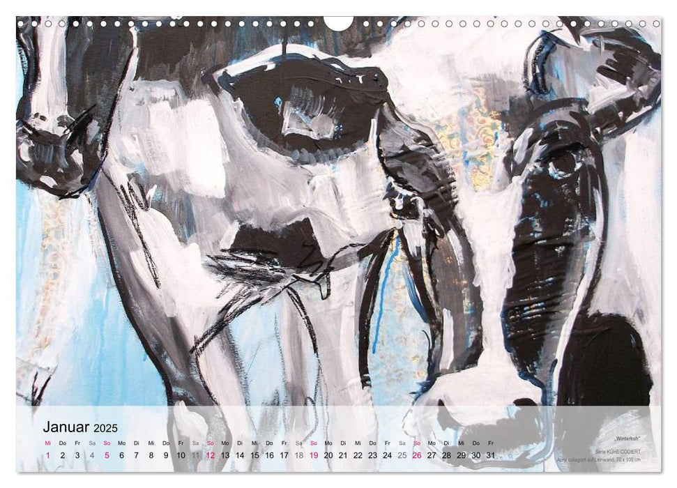 Kunst-Kalender von Stefanie Rogge (CALVENDO Wandkalender 2025)