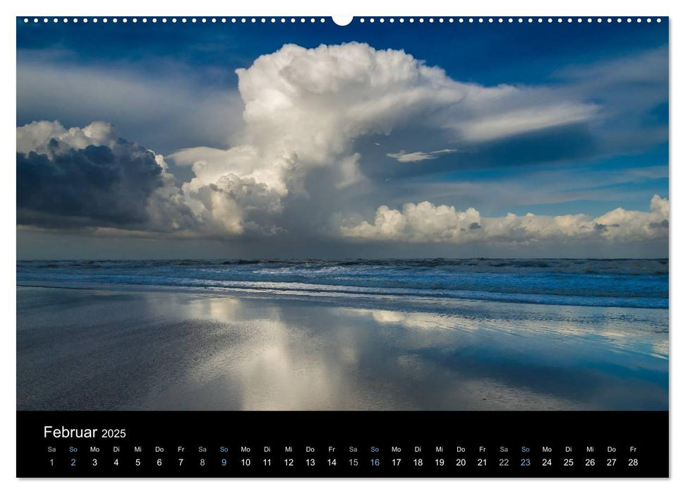 Wolken über Dänemark (CALVENDO Wandkalender 2025)