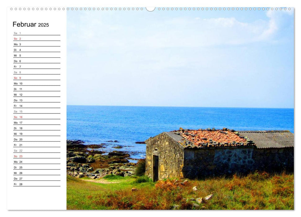 Camino Portugues - Jakobsweg (CALVENDO Premium Wandkalender 2025)