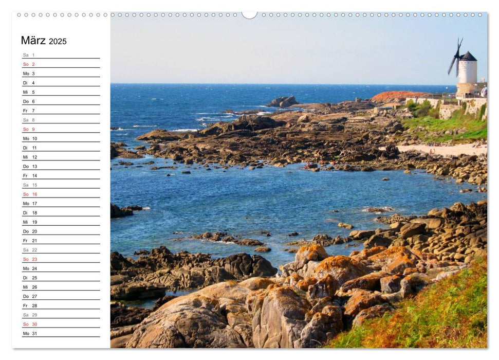 Camino Portugues - Jakobsweg (CALVENDO Premium Wandkalender 2025)