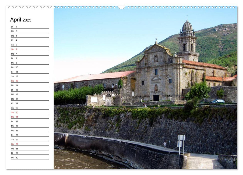 Camino Portugues - Jakobsweg (CALVENDO Premium Wandkalender 2025)