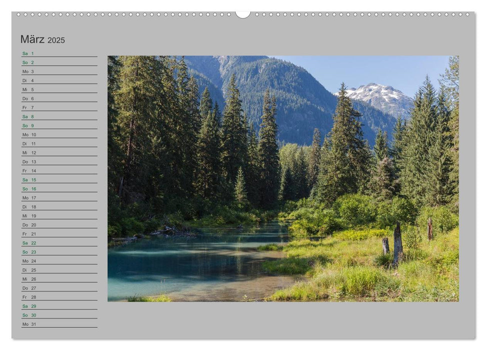 West-Kanada (CALVENDO Premium Wandkalender 2025)