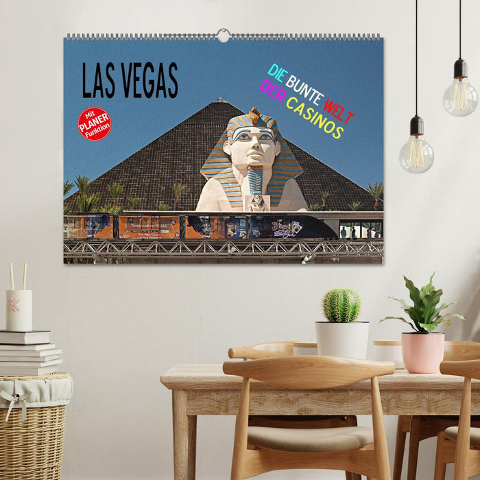 Las Vegas - Die bunte Welt der Casinos (CALVENDO Wandkalender 2025)