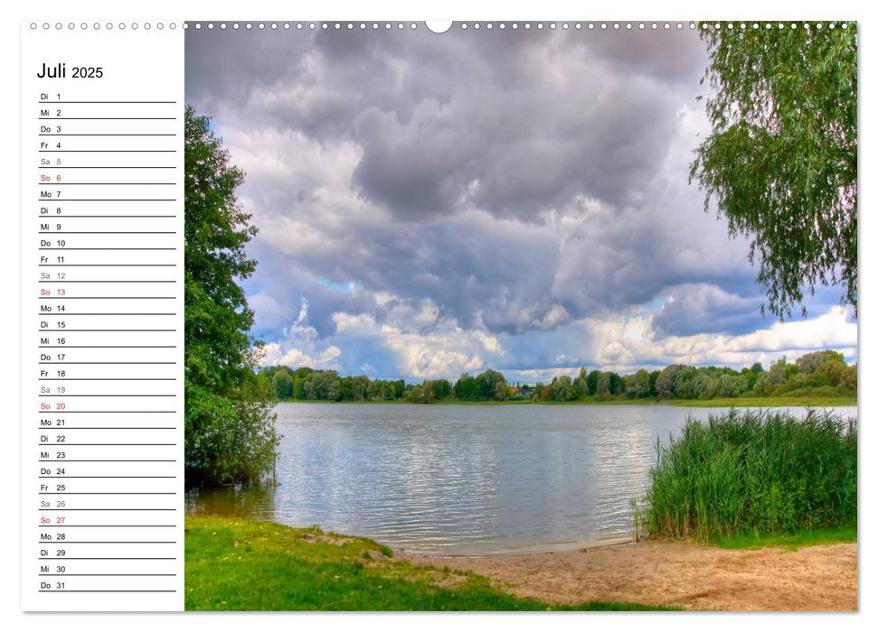 Naturparadies Barnim (CALVENDO Premium Wandkalender 2025)