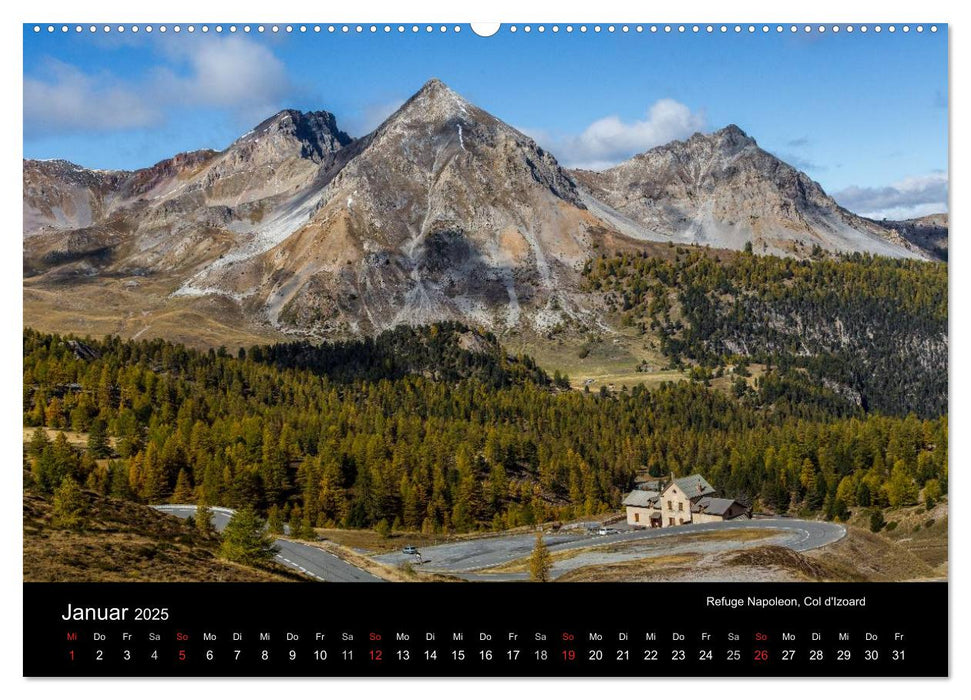 Entschleunigt ... reisen durch traumhafte Landschaften "Les Grandes Alpes" (CALVENDO Wandkalender 2025)