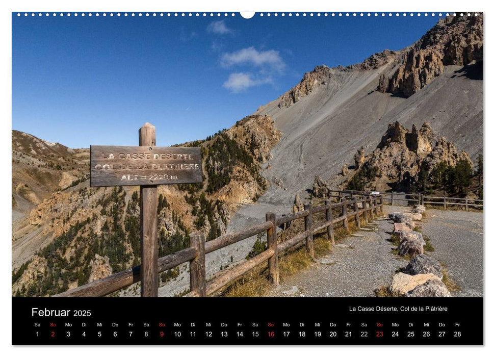 Entschleunigt ... reisen durch traumhafte Landschaften "Les Grandes Alpes" (CALVENDO Wandkalender 2025)