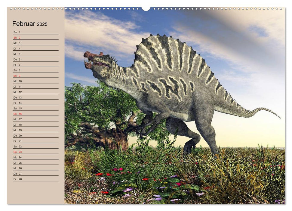 Dinosaurier. Urzeitliche Giganten (CALVENDO Premium Wandkalender 2025)