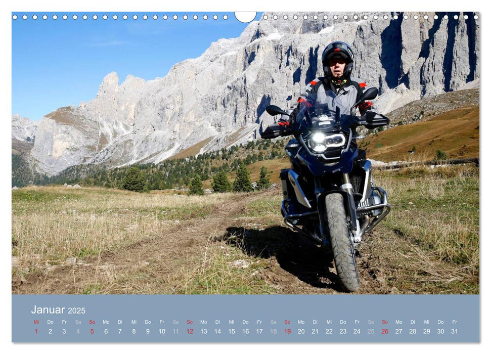 Freude an - Spaß mit der BMW GS (CALVENDO Wandkalender 2025)