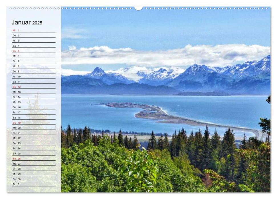 Alaska - Weites Land (CALVENDO Premium Wandkalender 2025)