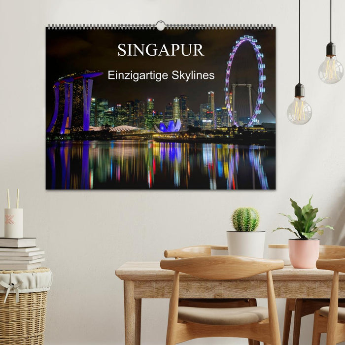 Singapur - Einzigartige Skylines (CALVENDO Wandkalender 2025)