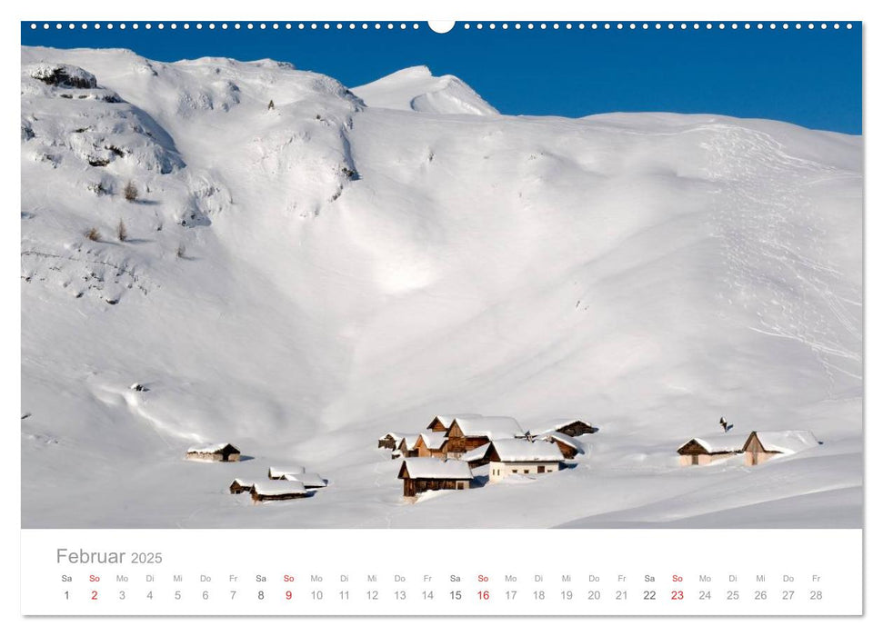 Wundervolle Plätze in Südtirol (CALVENDO Premium Wandkalender 2025)