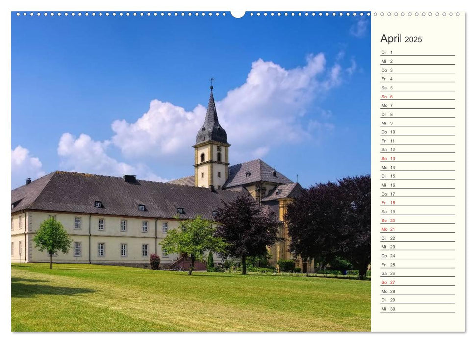 Klöster und Stabkirchen im Harz (CALVENDO Premium Wandkalender 2025)