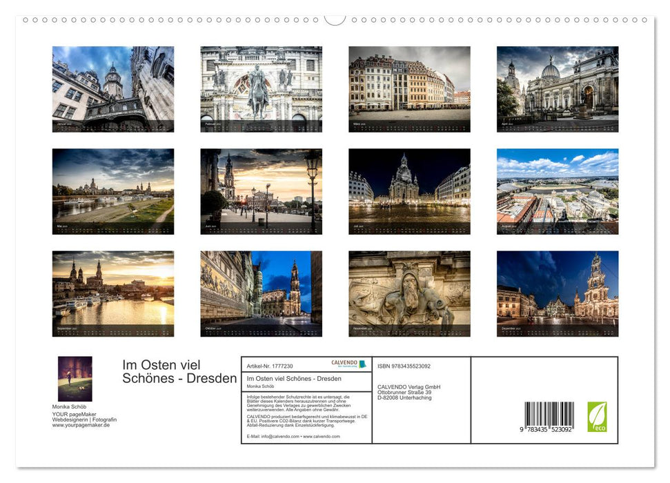 Im Osten viel Schönes - Dresden (CALVENDO Premium Wandkalender 2025)