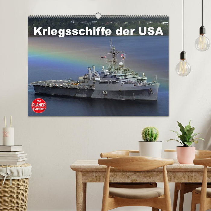 Kriegsschiffe der USA (CALVENDO Wandkalender 2025)