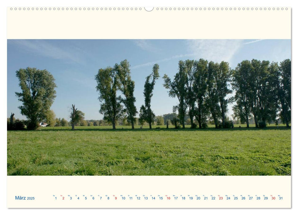 Am Rhein - Urdenbacher Kämpe (CALVENDO Premium Wandkalender 2025)