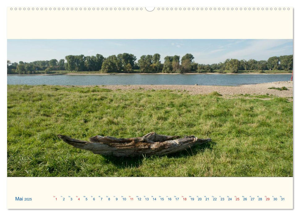 Am Rhein - Urdenbacher Kämpe (CALVENDO Premium Wandkalender 2025)