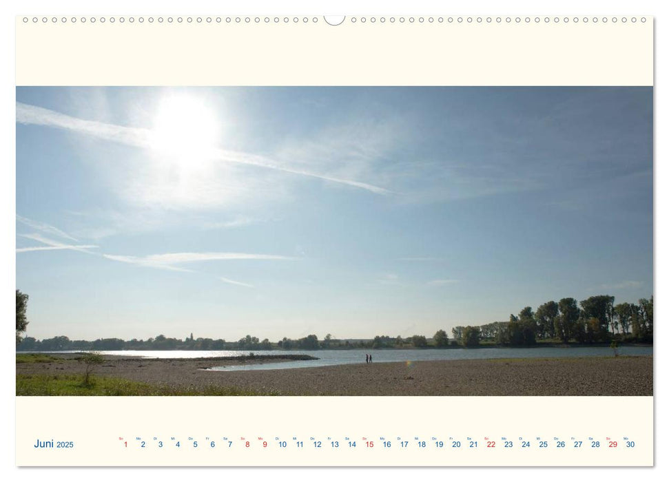 Am Rhein - Urdenbacher Kämpe (CALVENDO Premium Wandkalender 2025)