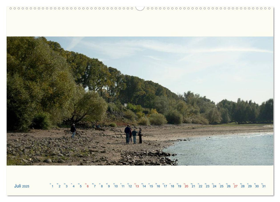 Am Rhein - Urdenbacher Kämpe (CALVENDO Premium Wandkalender 2025)