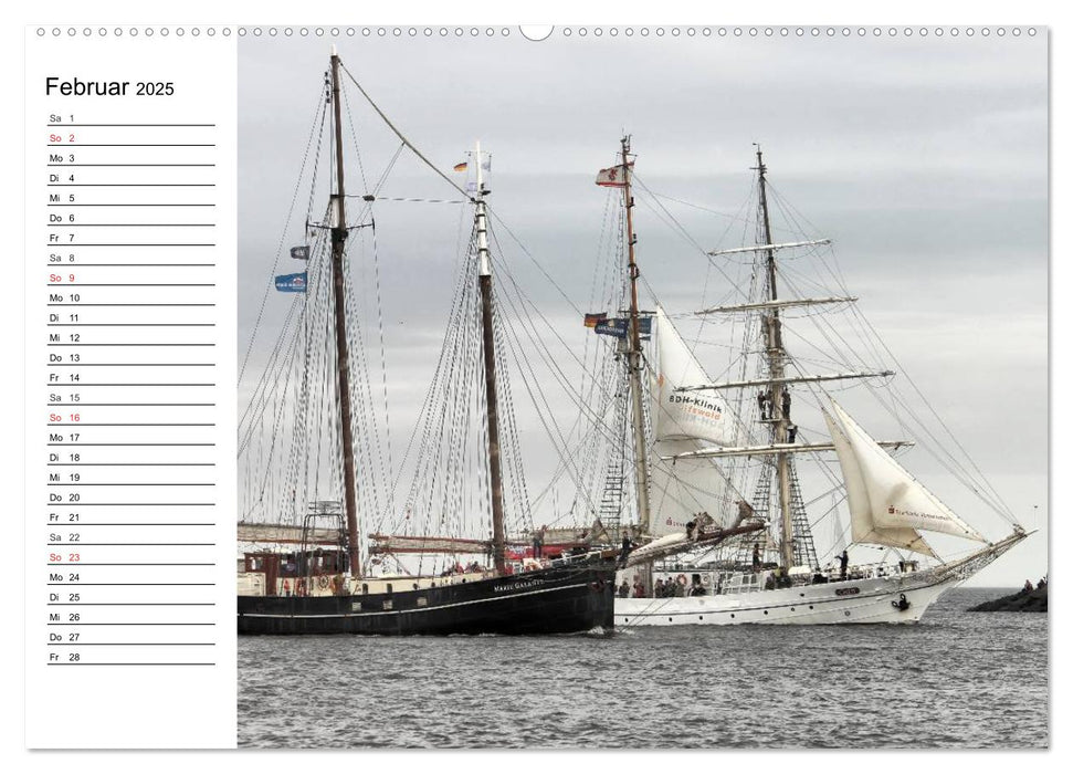 Sail away - Der Traum von der Ferne (CALVENDO Premium Wandkalender 2025)