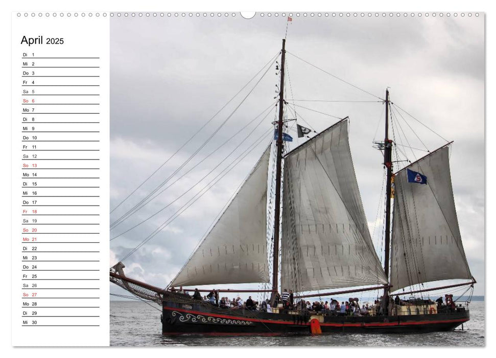 Sail away - Der Traum von der Ferne (CALVENDO Premium Wandkalender 2025)