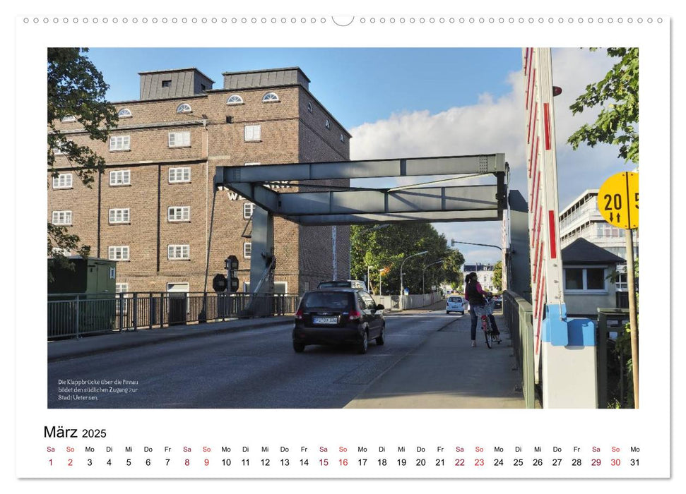 Rosenstadt Uetersen (CALVENDO Premium Wandkalender 2025)