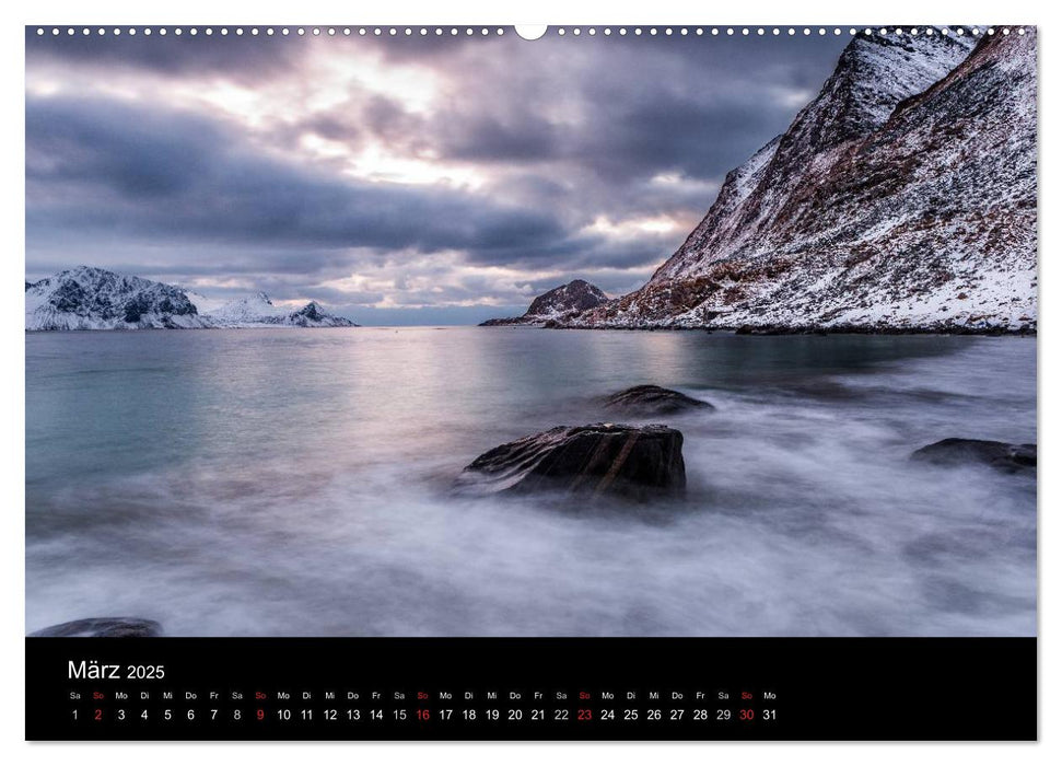 Norwegen, Landschaften in Schnee und Eis (CALVENDO Premium Wandkalender 2025)