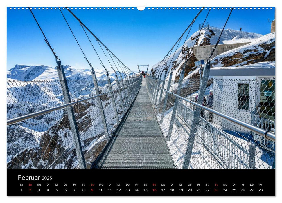 Die imposante schweizer Alpenwelt (CALVENDO Premium Wandkalender 2025)