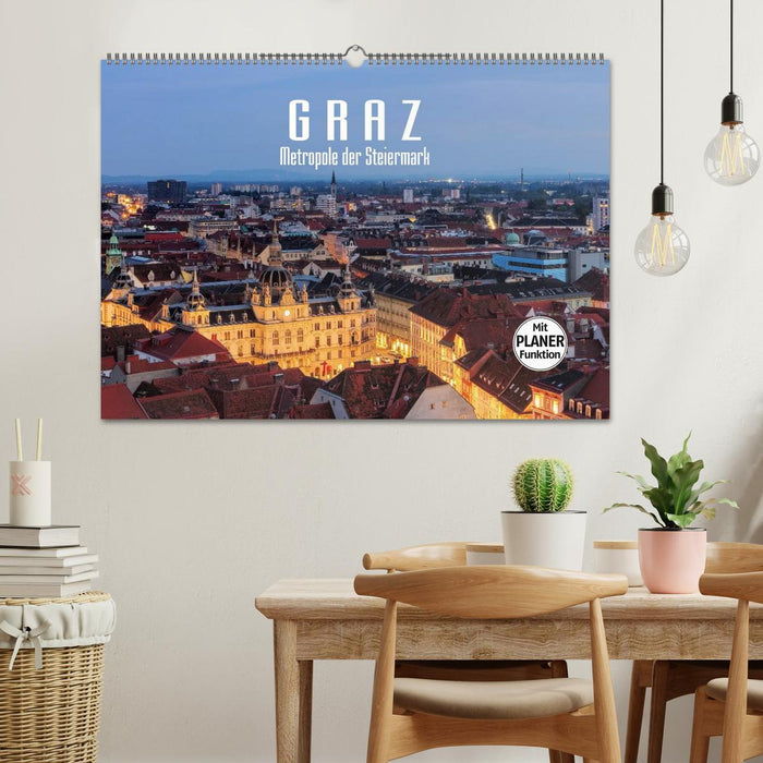 Graz - Metropole der Steiermark (CALVENDO Wandkalender 2025)