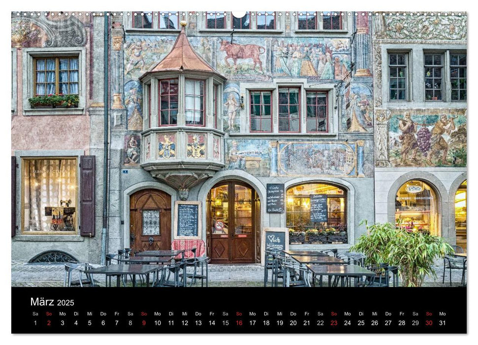 Von Schaffhausen zum Säntis (CALVENDO Premium Wandkalender 2025)