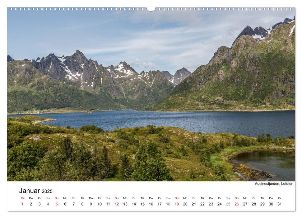 Entschleunigt ... reisen durch Norwegen (CALVENDO Premium Wandkalender 2025)