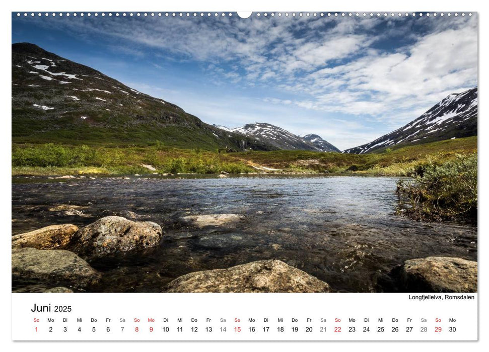 Entschleunigt ... reisen durch Norwegen (CALVENDO Premium Wandkalender 2025)