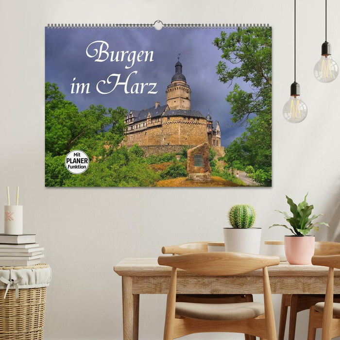 Burgen im Harz (CALVENDO Wandkalender 2025)