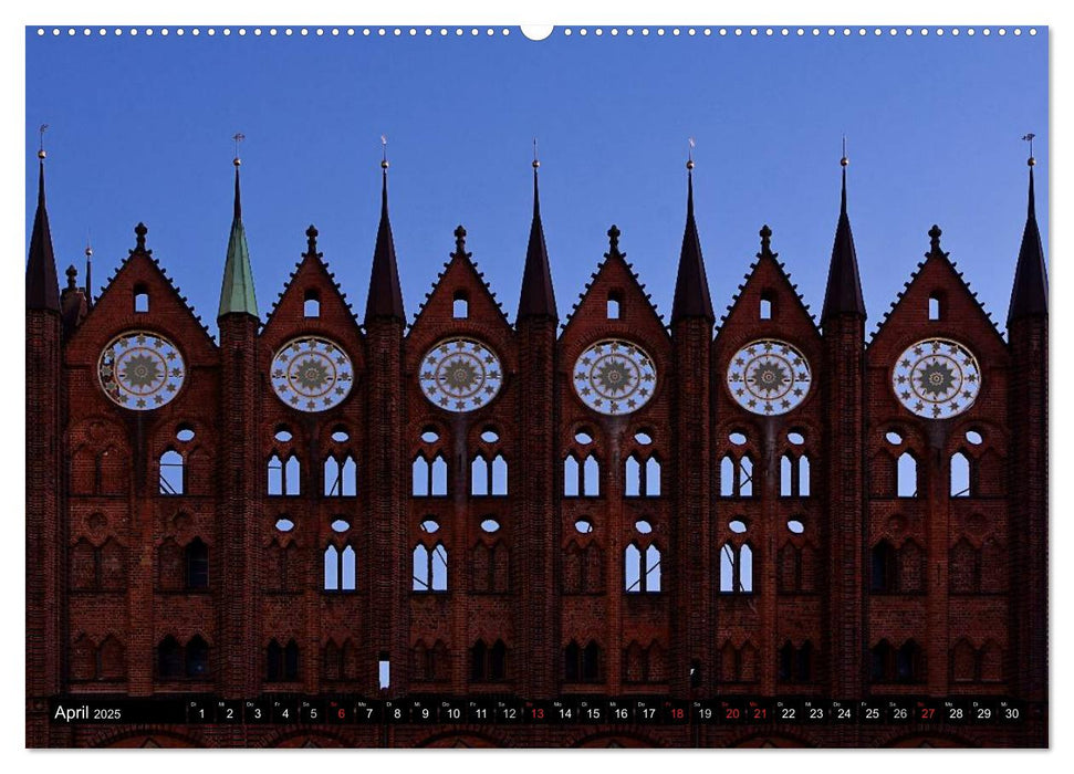 Stralsund FÜR NACHTSCHWÄRMER (CALVENDO Premium Wandkalender 2025)