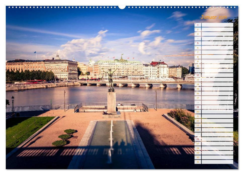 Stockholm - Nordische Schönheit (CALVENDO Premium Wandkalender 2025)