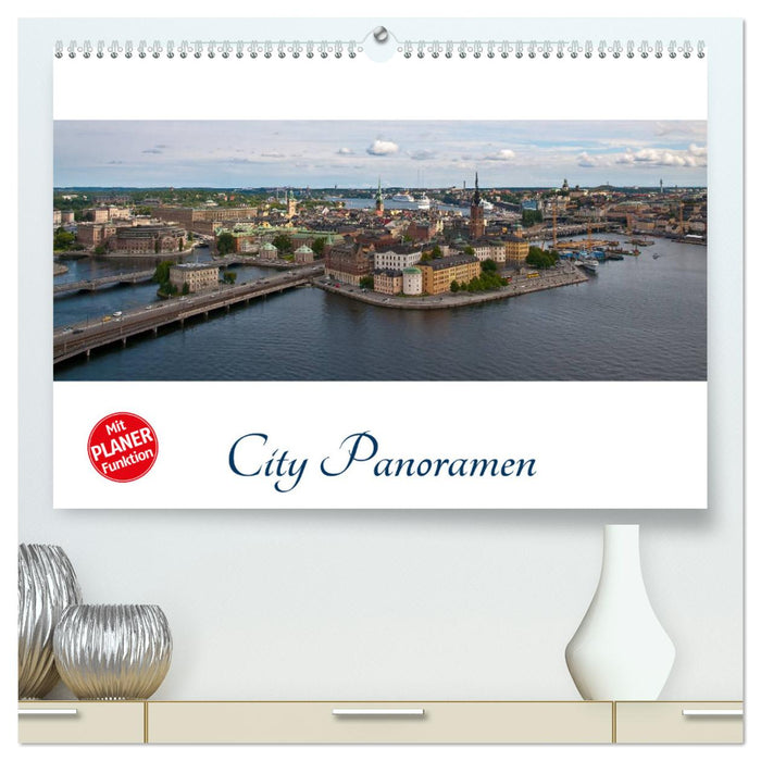 City - Panoramen (CALVENDO Premium Wandkalender 2025)