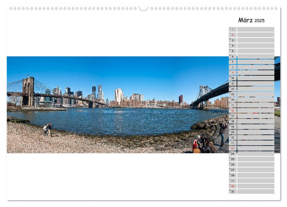 City - Panoramen (CALVENDO Premium Wandkalender 2025)