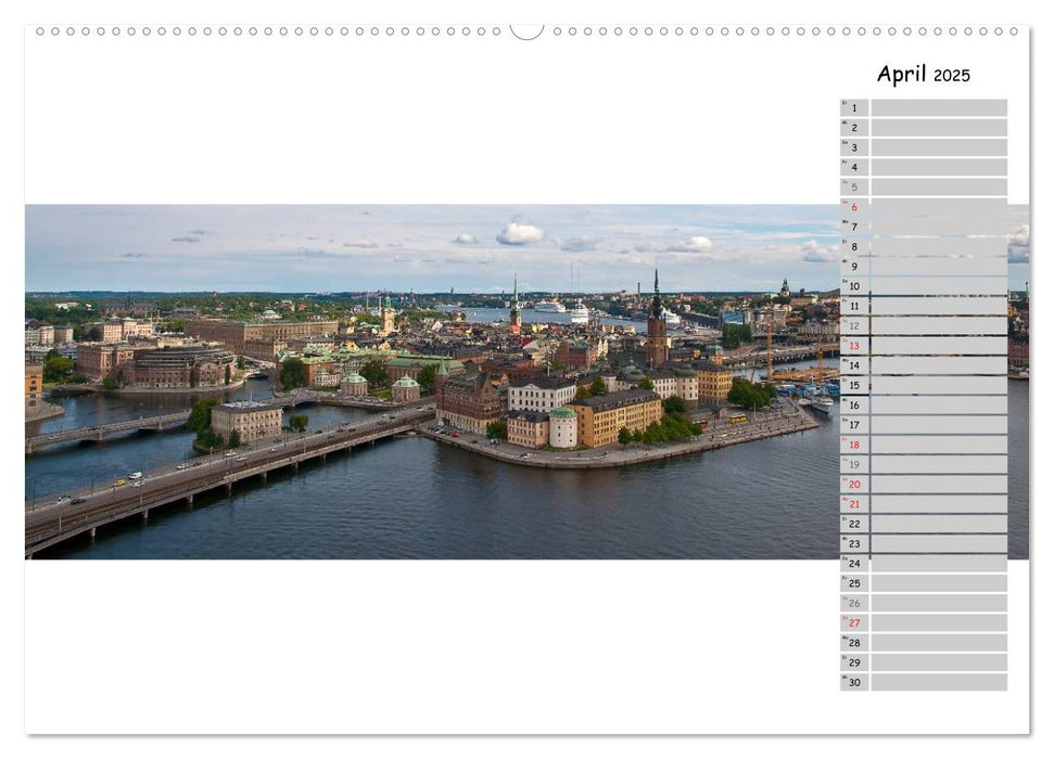 City - Panoramen (CALVENDO Premium Wandkalender 2025)