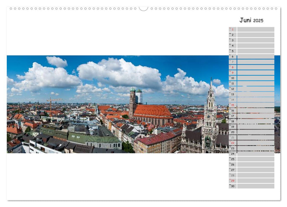 City - Panoramen (CALVENDO Premium Wandkalender 2025)