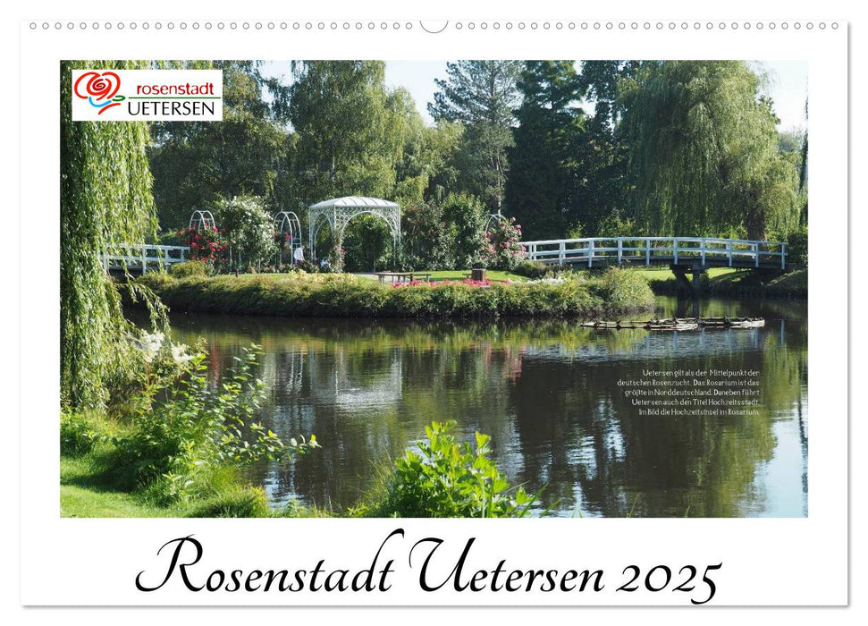 Rosenstadt Uetersen (CALVENDO Wandkalender 2025)