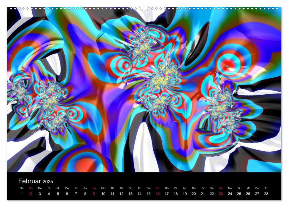 POP ART fraktal (CALVENDO Premium Wandkalender 2025)