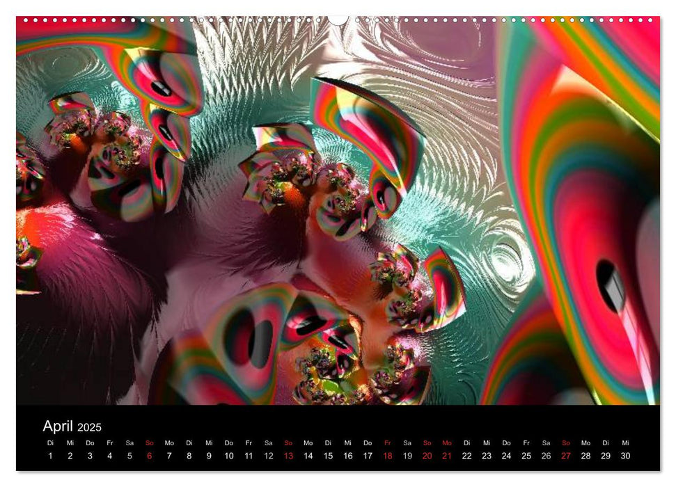 POP ART fraktal (CALVENDO Premium Wandkalender 2025)