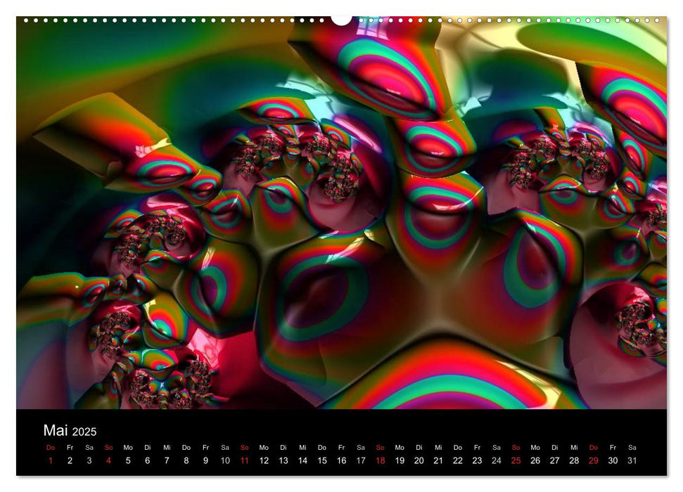 POP ART fraktal (CALVENDO Premium Wandkalender 2025)