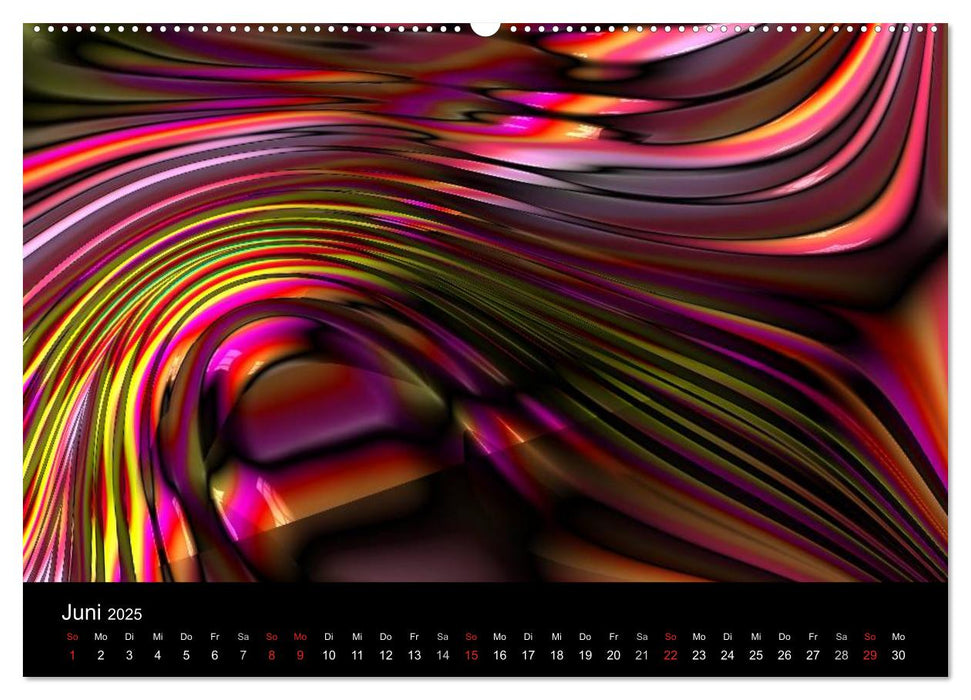 POP ART fraktal (CALVENDO Premium Wandkalender 2025)