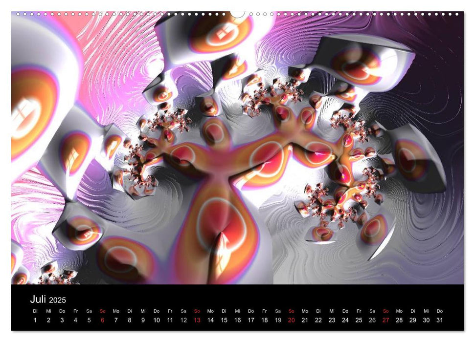 POP ART fraktal (CALVENDO Premium Wandkalender 2025)